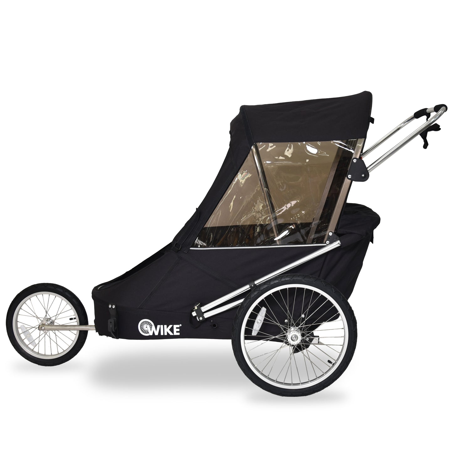 Wike Special Needs Large Bike Trailer (BLACK) - includes Stroller & Jogging Kit