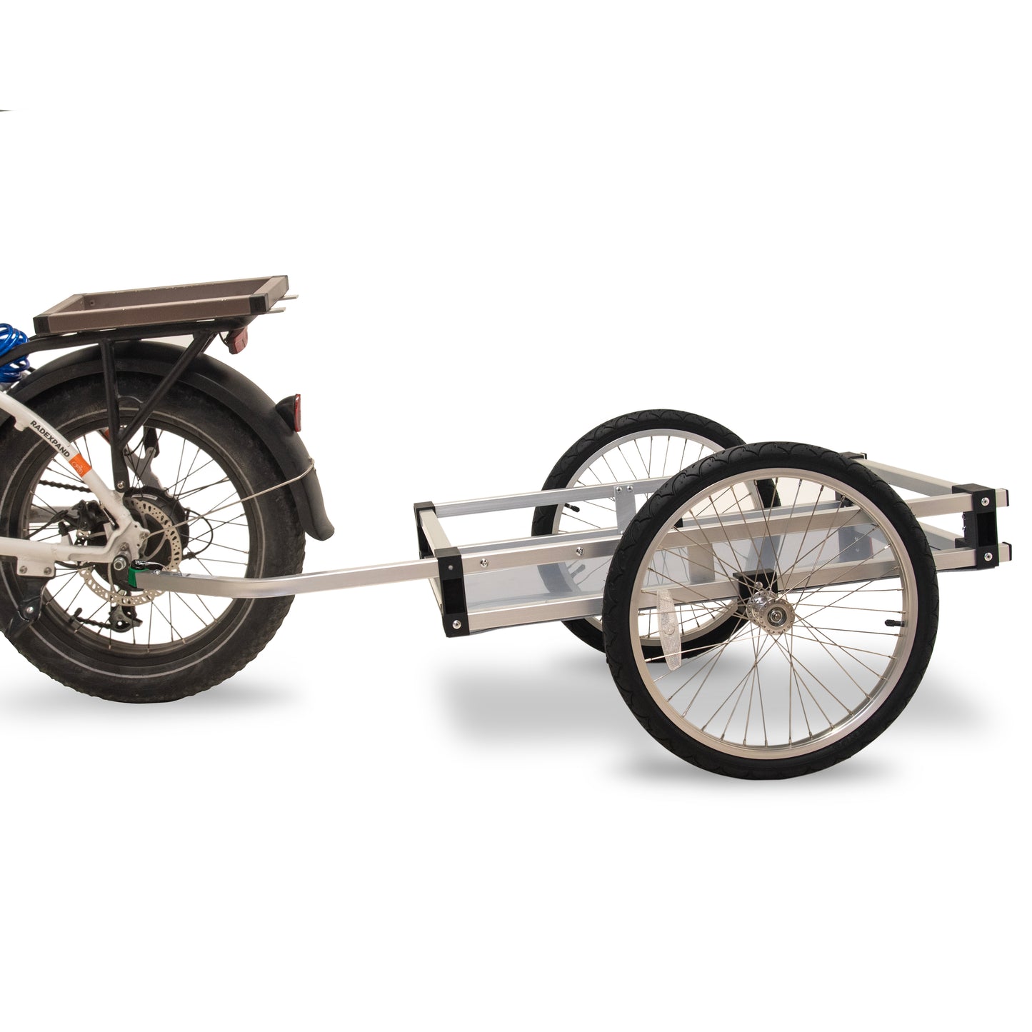 Wike Aluminum Heavy Duty Flatbed Bike Trailer